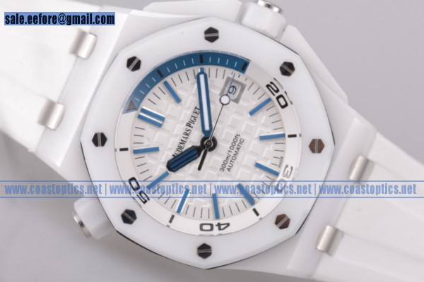 Audemars Piguet Royal Oak Offshore Diver Watch Best Replica Ceramic 15707CB.OO.A010CA.01 (EF)